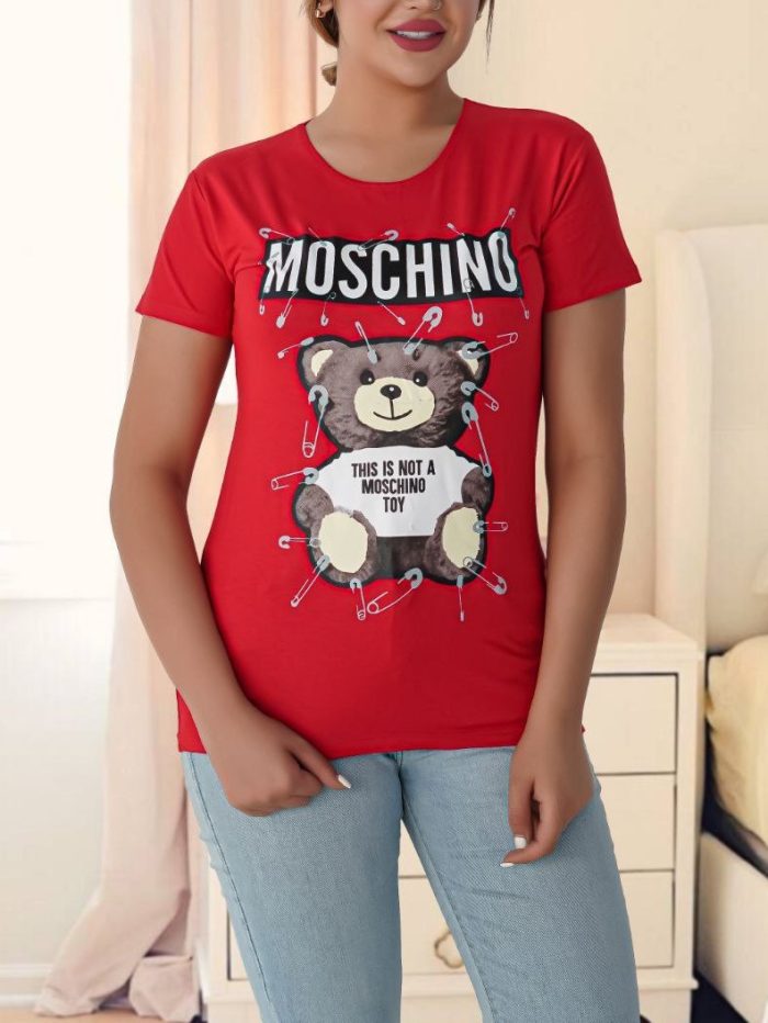 تیشرت زنانه خرس moschino